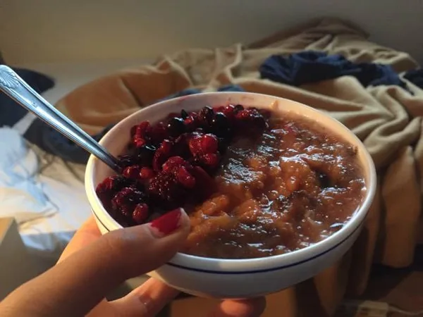 sweet potato jam with mixed berries